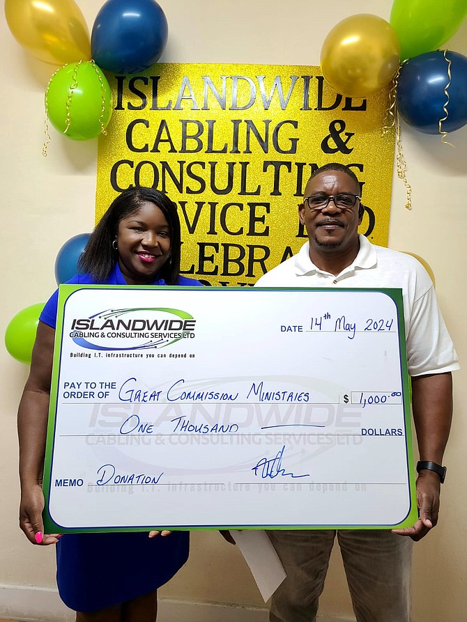 Islandwide Cabling and Consulting Services celebrated its 10th anniversary by donating to 10 charities.