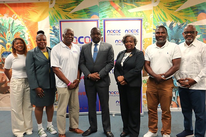 Officials from NACAC, the Ministry of Youth, Sports and Culture and the Bahamas Association of Athletic Associations (BAAA) gathered yesterday to launch the 3rd New Life Invitational set for June 16.