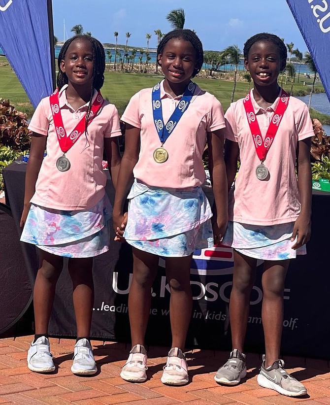 Zaden, Zion and Zaire Poitier, pictured from left to right.