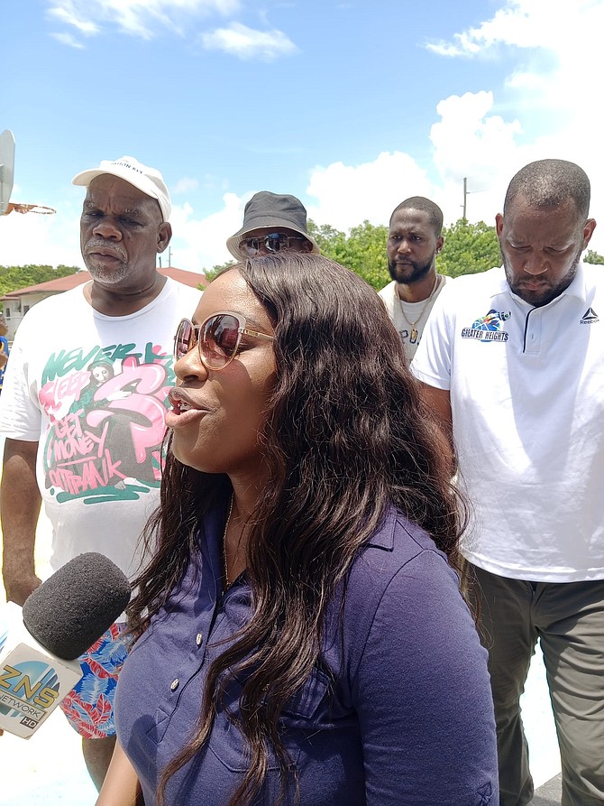 Toshyia Francois, Administrator of the Marco City Constitency Association Office, announces the relaunch of the 3rd Marco City Annual Basketball Tournament in GB.