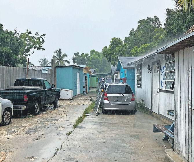 A shanty town in the Cowpen Road area known as T-wash. Photos: Åke Wiberg