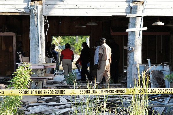 The scene on South Ocean Road where the body of man was found in adjacent waters on August 15, 2024. Photo:: Dante Carrer/Tribune Staff