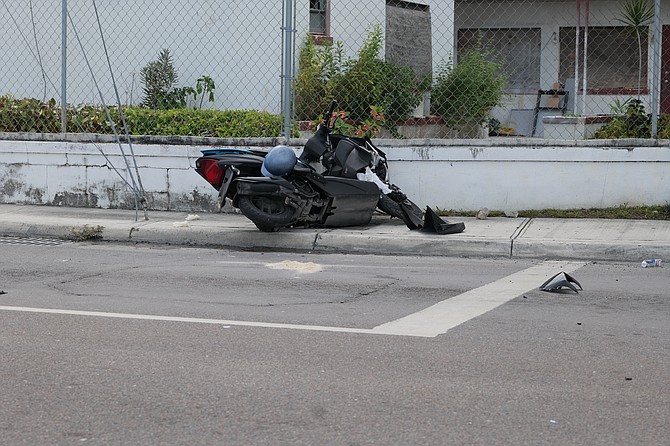 A motorcyclist was one of two traffic fatalities over the weekend.