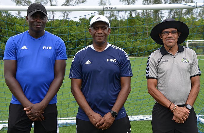 BAHAMAS Football Association officials.