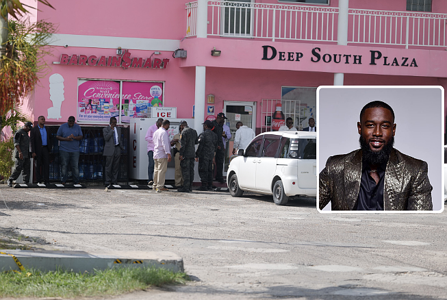 THE SCENE of the murder outside a shopping plaza in the Carmichael area where Eddie Miller was gunned down by masked men in front of his family on September 5, 2024. Photo: Nikia Charlton