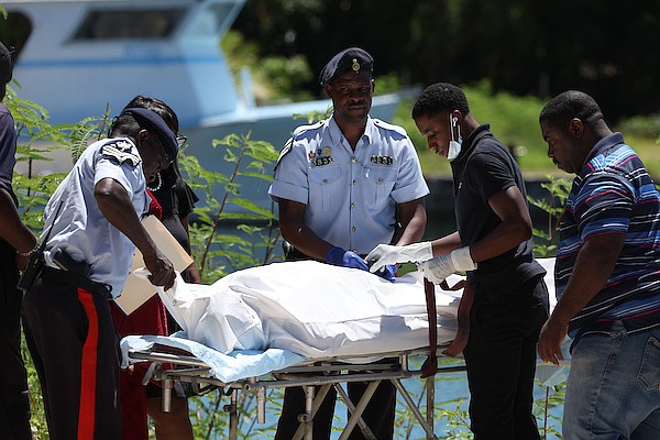 The scene where the body of a man believed to be in his early 40s was found floating face-up in the Coral Harbour canal on September 7, 2024. Photo: Dante Carrer/Tribune Staff