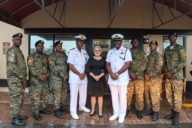 Six defence force officers were deployed to Haiti on October 21, 2024 for the Multinational Security Support Mission, which aims to stabilise the country following significant unrest. Photo: Able Seaman Macmillan Estilien/RBDF