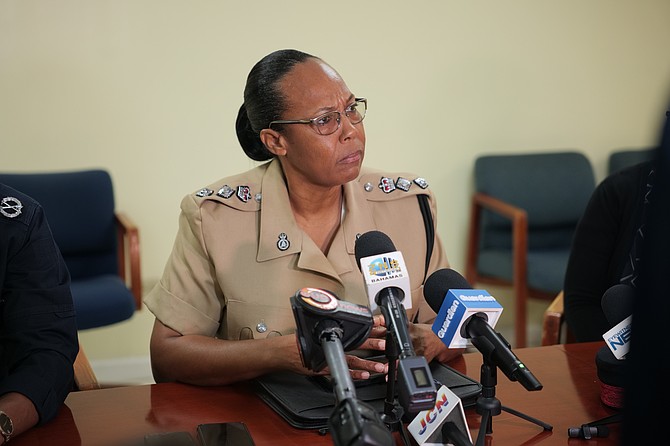 Assistant Superintendent Chrislyn Skippings speaks at a press conference on November 21, 2024. Photo: Nikia Charlton