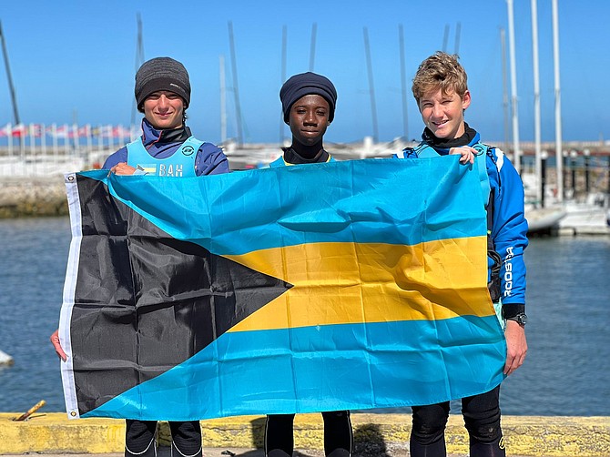 Team Bahamas will be represented by sailors Callum Pritchard, Lorenzo Laramore and Finley McKinney-Lambert at the 2024 Optimist World Championships in Argentina.