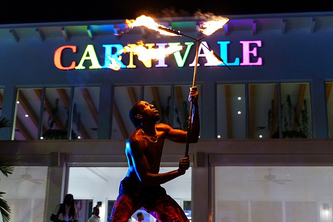 The opening ceremony at Carnivale on Paradise Island. Photo: Cay Focus