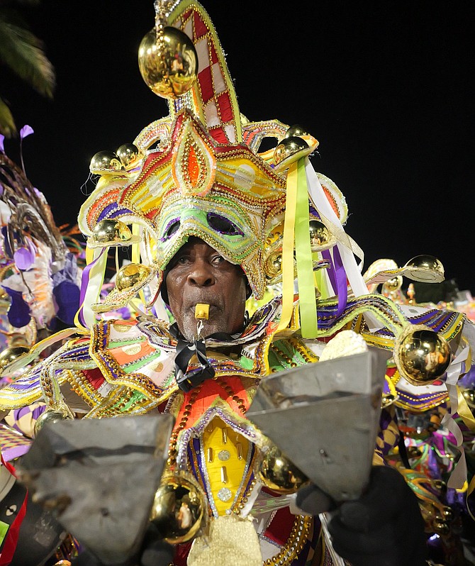 Shell Saxon Superstars triumphed at Junkanoo for the third consecutive parade, dominating the 2024 Boxing Day Parade. Photos: Chappell Whyms Jr