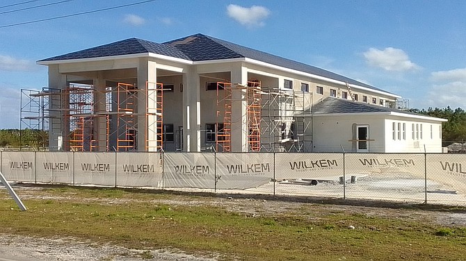 Progress seen on the Abaco Hurricane Shelter, however, it is not finished despite promises of the building’s completion by end of year 2024.