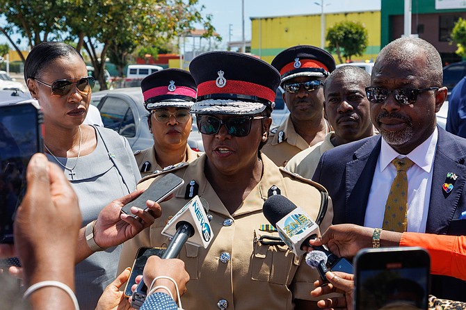 Police Commissioner Shanta Knowles. 
Photo: Dante Carrer/Tribune Staff
