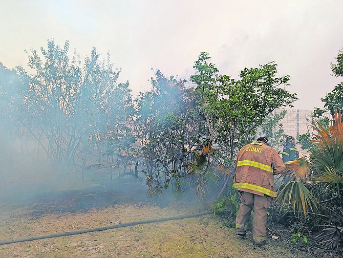 Fire crews in Abaco continue to mop up smoulder areas as fires around Central Abaco are contained; however, other areas of the island are also dealing with fires.
