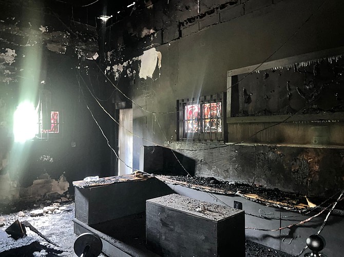 Fire destroyed the 78 West Lounge, a club on Gladstone Road, on June 12, 2025.