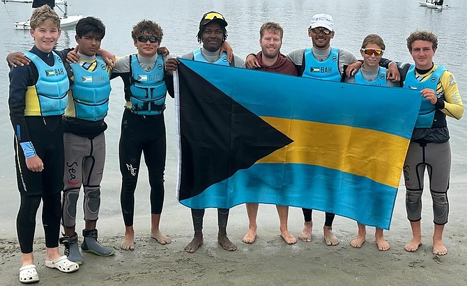 THE Bahamas Sailing Association’s seven-member team made their presence felt at the 2025 ILCA North American Championships at the Alamitos Bay Yacht Club in California on June 14, 2025.