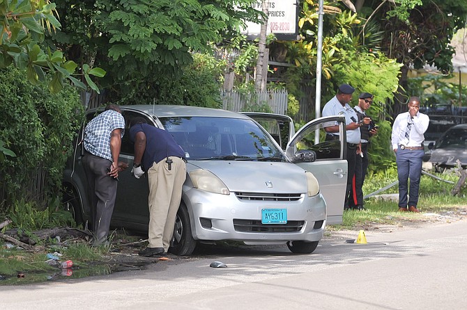 A MAN was shot in an incident at Topp’s lumber on Wilton Street on July 1, 2025. Photos Chappell Whyms Jr