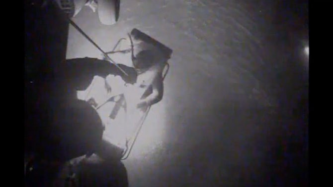 The US Coast Guard's air station clearwater aircrew rescued a family near the Plana Cays on June 30, 2025