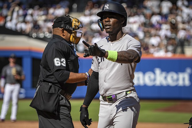New York Yankees 'Jazz Chisholm Jr. (Thomas Skrlj/Canadian Press через AP)