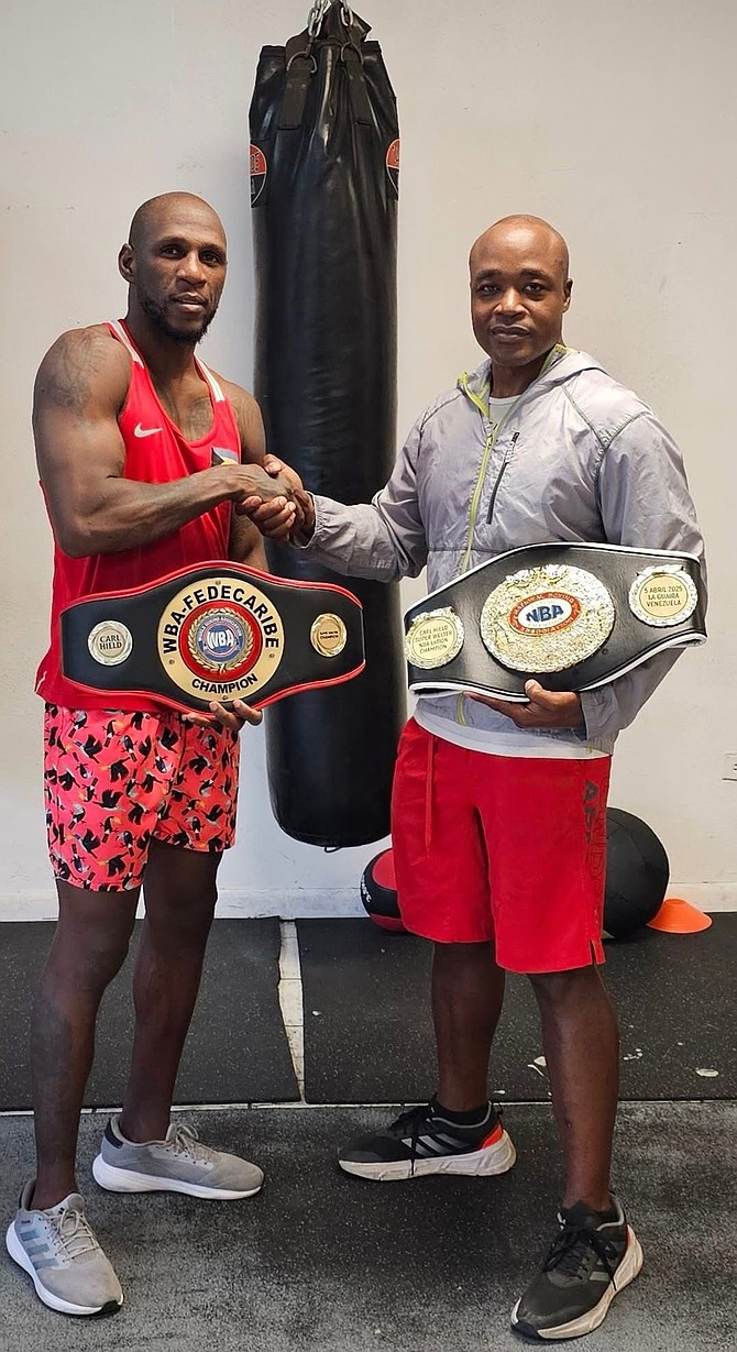 Carl Hield and coach Ronn Rodgers