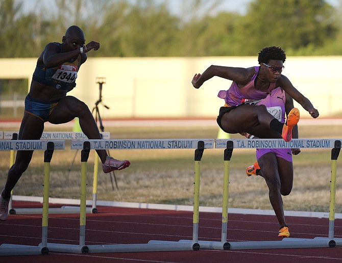 SISTERS Devynne and Anthaya Charlton compete together for the first time on Bahamian soil at the BAAA Senior National Track and Field Championships at the original Thomas A. Robinson Stadium this weekend.