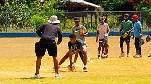 YOUNG, aspiring baseball stars with the Reloaded programme take advantage of training and games against Dominican teams from July 27 to August 3.