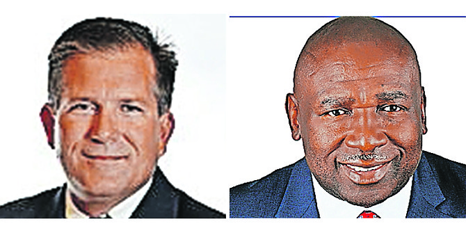 Roscoe Thompson, left and Ricky Mackey