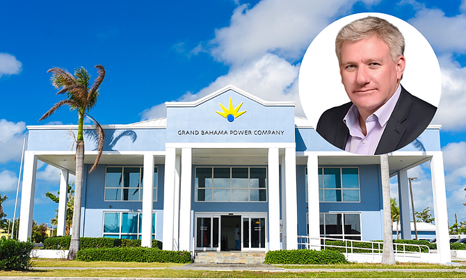 Grand Bahama Power Company President Dave McGregor (inset)