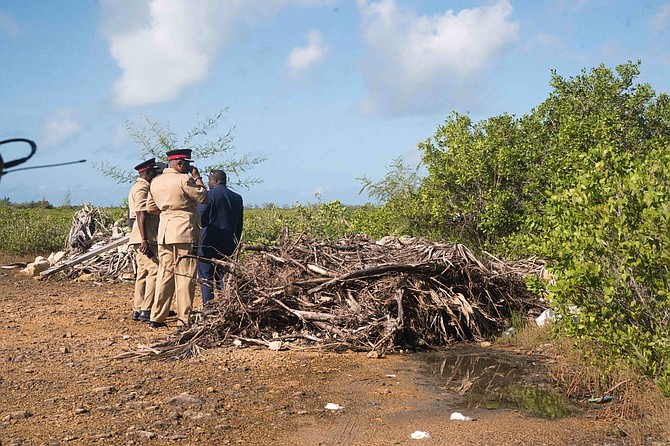 A baby was found crying in bushes off Marshall Road on October 27, 2025. Photo Chappell Whyms Jr