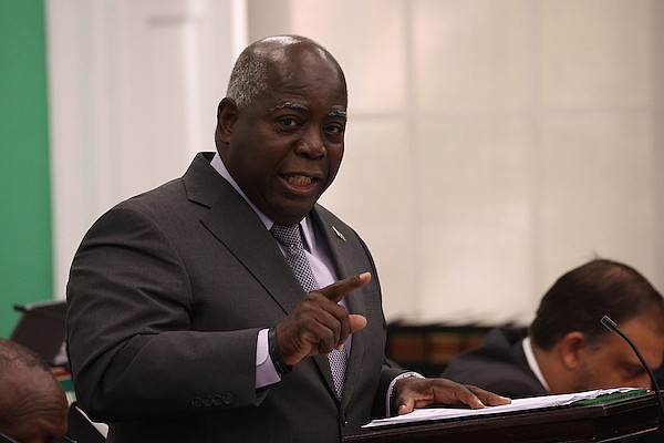 Prime Minister Philip Davis speaks in the House of Assembly on October 29, 2025. Photo Dante Carrer