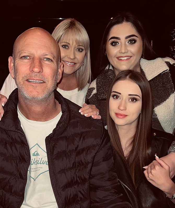 FROM LEFT: John Bell, Michelle Bell, Chelsey Jacobs and Paige
Bell.