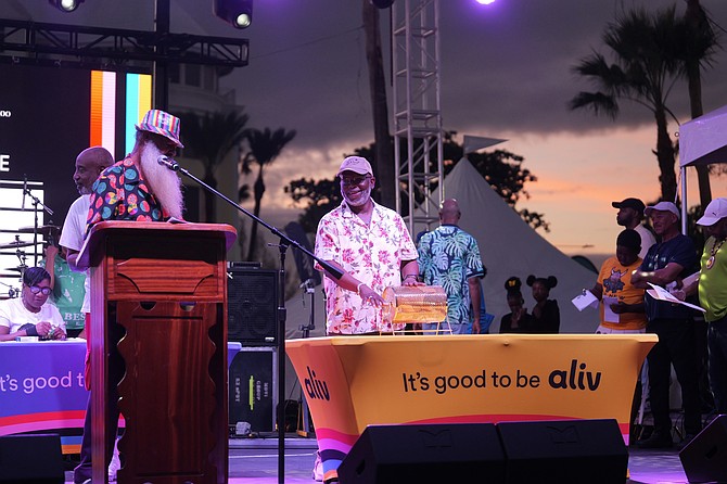 JUNKANOO supporters gathered at Montagu to hear the parade order selected on December 6, 2025. Photo: Chappell Whyms Jr