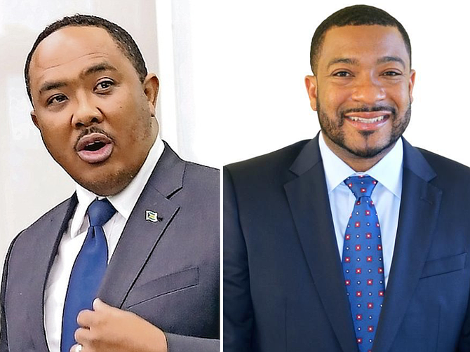 Shanendon Cartwright (left) and Owen Wells