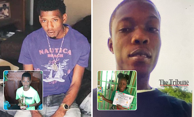 Keion Butler Jr (left inset) is the son of Keion Butler, who was killed in 2019. Ri’Anna Melidor (right inset) is the daughter of Rico Melidor who was killed in 2022.