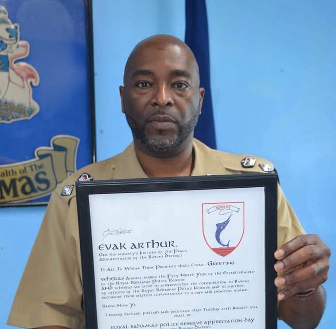 POLICE superintendent Berniel Pinder, the officer being questioned in connection with the fatal shooting of American Pike Corporation worker Cody Castillo.