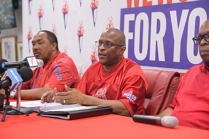 Free National Movement leader Michael Pintard