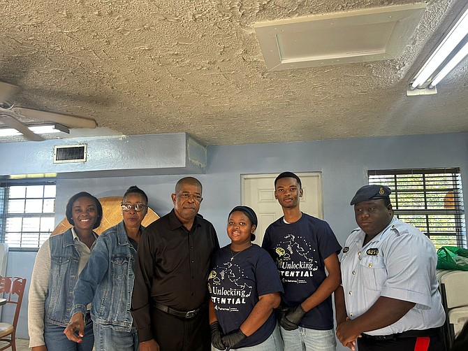 MEMBERS of the GB Shipyard N.A.V.Y. Achievers, a Junior Achievement company, demonstrated appreciation for law enforcement providing officers with breakfast.