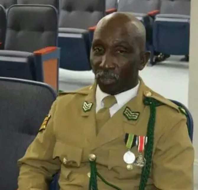 RETIRED prison officer Preston McKenzie.
