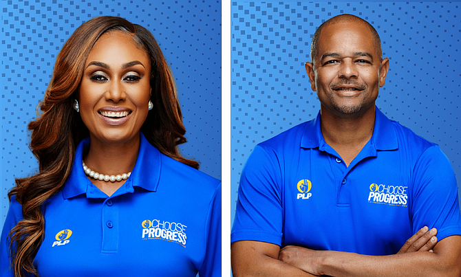 Leslia Miller-Brice (left) and Sebas Bastian