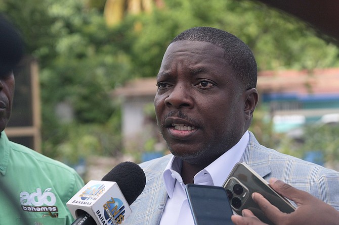 Minister of Agriculture and Marine Resources Jomo Campbell.