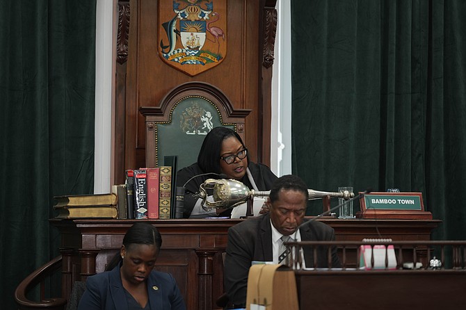 Speaker of the House Patricia Deveaux.