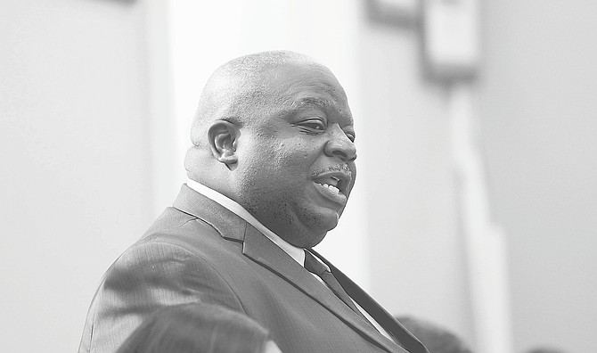 Transport Minister Leon Lundy speaks in the House of Assembly Wednesday, June 17th 2026.
Photo: Chappell Whyms Jr