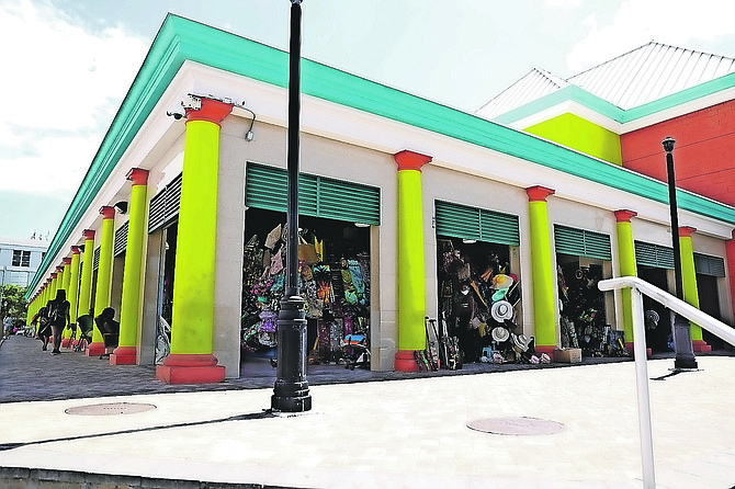 A view of the straw market