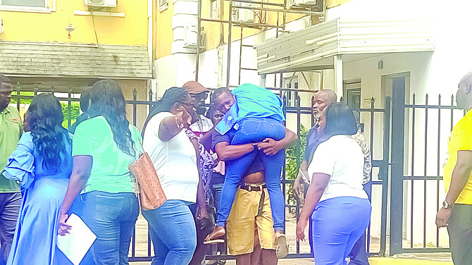 Family members in breakdown as they visit morgue to ID bodies of four young women killed in Sunday’s tragic car crash on Shirley Street.