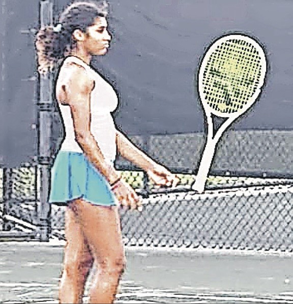 Tennis Champion Addyson Munroe in action during 2026 BLTA AiD Junior Nationals.