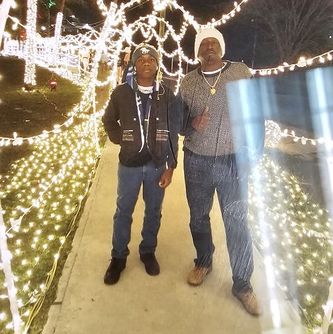 NICHOLAS OLIVER JR WITH DAD, NICHOLAS OLIVER SR.