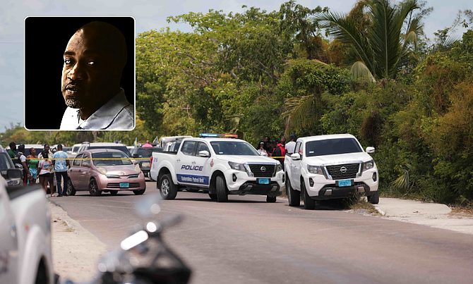 Omar Miller (inset) was shot dead while sitting in his car outside his home on July 18, 2026. Photo: Chappell Whyms Jr