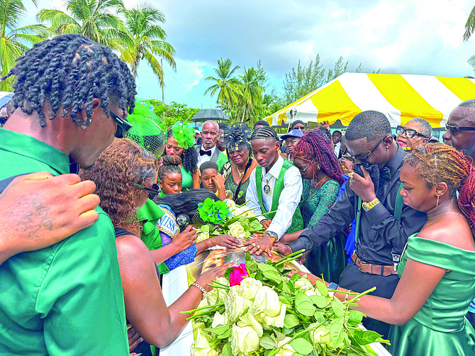 Joint funeral held for two teens killed in traffic accident on Shirley Street.