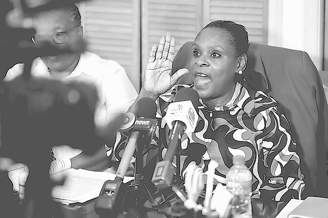 Bahamas Nurses Union President Muriel Lightbourne