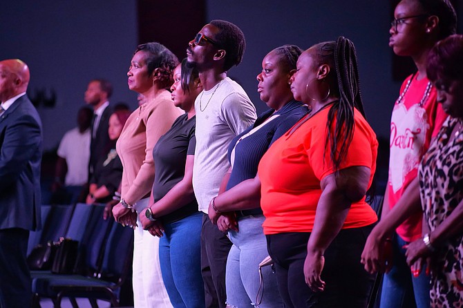 FAMILY and friends gfathered at a memorial service at hosted by the Bahamas Christian Council at Bahamas Faith Ministries on Carmichael Road on August 14, 2026. Photos: Nikia Charlton